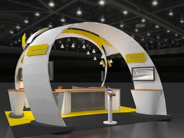 applied twenty by twenty custom exhibit display